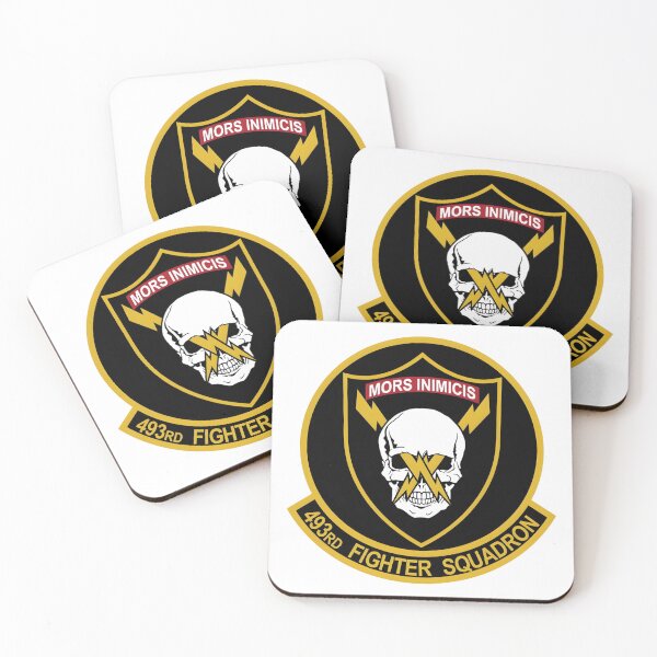 Item preview, 493rd Fighter Squadron Grim Reapers F-15 Eagle Military Patch designed and sold by CharlieDesings.