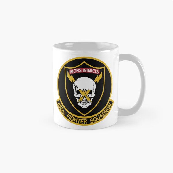 Item preview, 493rd Fighter Squadron Grim Reapers F-15 Eagle Military Patch designed and sold by CharlieDesings.