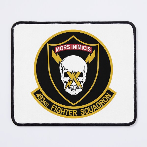 Item preview, 493rd Fighter Squadron Grim Reapers F-15 Eagle Military Patch designed and sold by CharlieDesings.