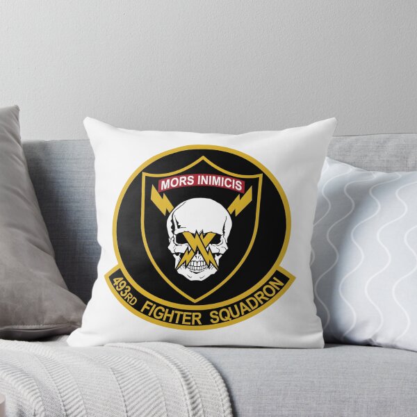 Item preview, 493rd Fighter Squadron Grim Reapers F-15 Eagle Military Patch designed and sold by CharlieDesings.