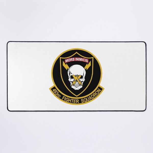 Item preview, 493rd Fighter Squadron Grim Reapers F-15 Eagle Military Patch designed and sold by CharlieDesings.