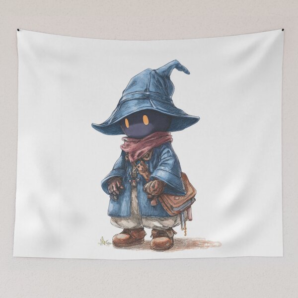 Item preview, Chibi Vivi – Cute Black Mage Fan Art designed and sold by MyChibiArts.