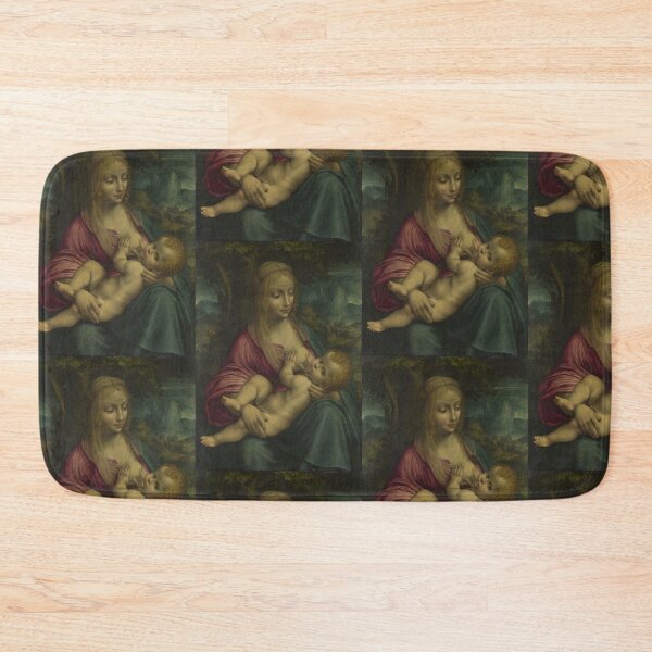 Item preview, The Virgin and Child by Leonardo da Vinci Renaissance Religious Art Print designed and sold by artofuniverse.
