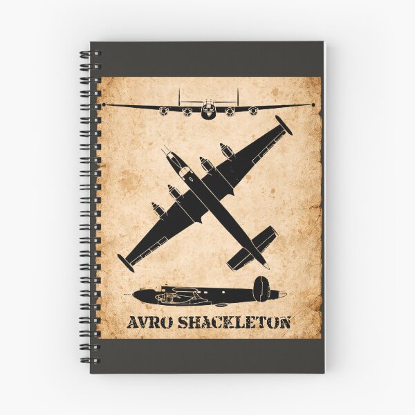 Artikelvorschau, Avro Shackleton Britisches Seeaufklärungsflugzeug Diagramm entworfen und verkauft von MilitaryMart.