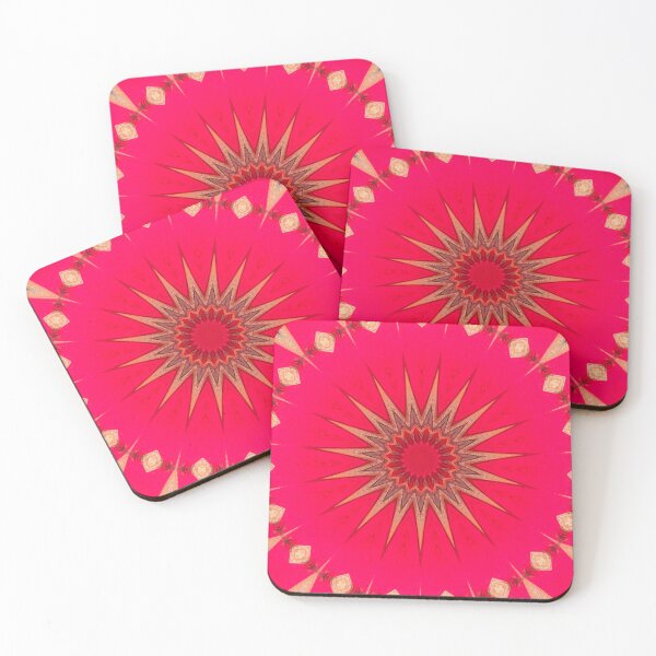 Item preview, Bright red floral Mandala  designed and sold by sonamkumari333.