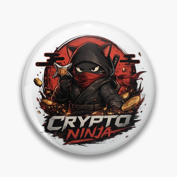 Item preview, Crypto Ninja Cat – Dark Web3 Anime Design designed and sold by YamiSociety.