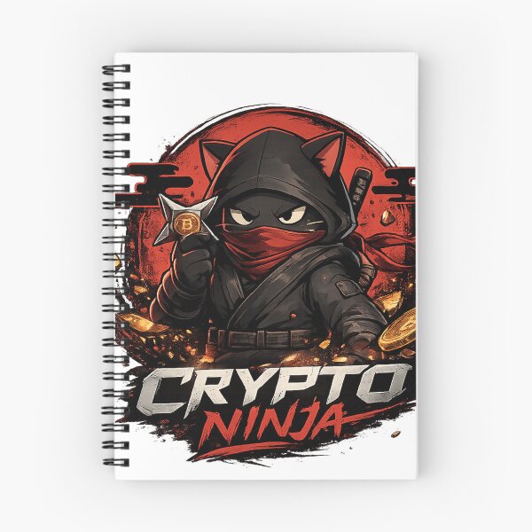 Item preview, Crypto Ninja Cat – Diseño de anime Dark Web3 designed and sold by YamiSociety.