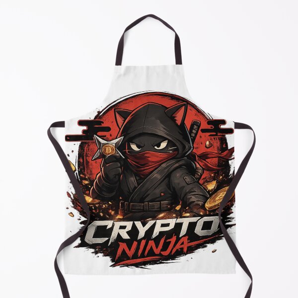 Item preview, Crypto Ninja Cat – Dark Web3 Anime Design designed and sold by YamiSociety.