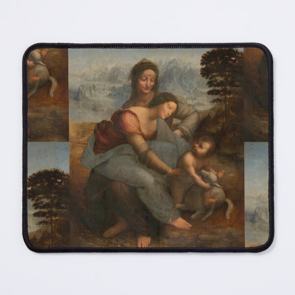 Item preview, The Virgin and Child by Leonardo da Vinci Renaissance Religious Art Print designed and sold by artofuniverse.