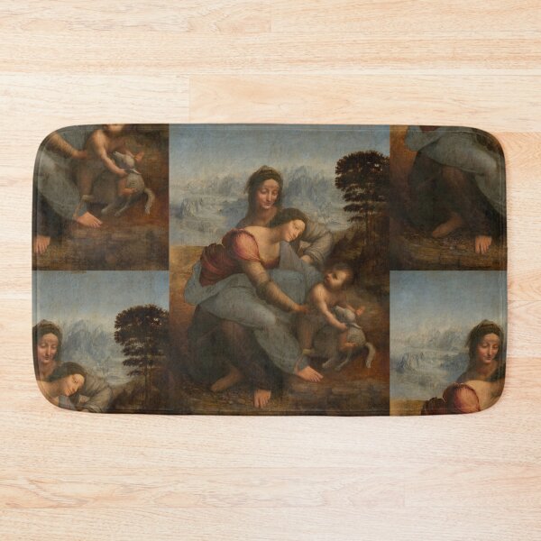Item preview, The Virgin and Child by Leonardo da Vinci Renaissance Religious Art Print designed and sold by artofuniverse.