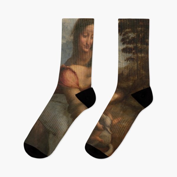 Item preview, The Virgin and Child by Leonardo da Vinci Renaissance Religious Art Print designed and sold by artofuniverse.