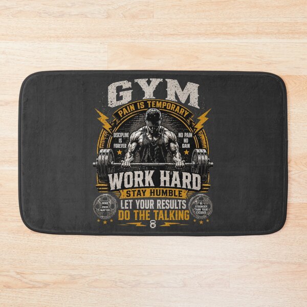 Item preview, Work Hard Stay Humble Gym Motivation Workout Shirt designed and sold by Drip5.