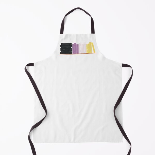 Item preview, Nonbinary Pride Flag Bookshelf designed and sold by winterpumpkin.