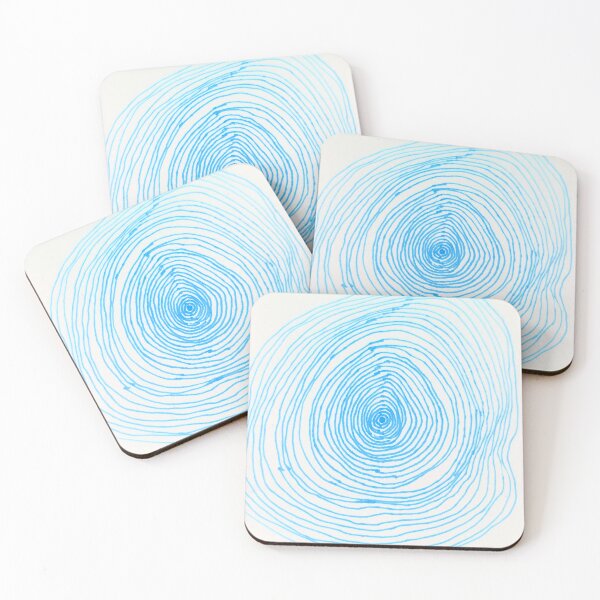 Item preview, Blue circular pattern  designed and sold by sonamkumari333.