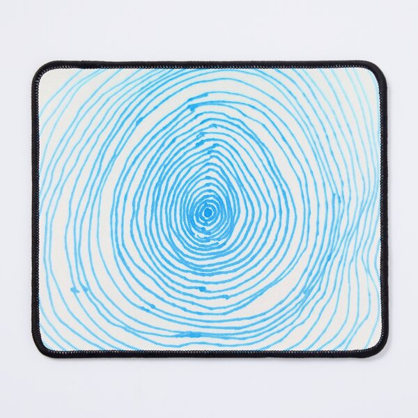 Item preview, Blue circular pattern  designed and sold by sonamkumari333.