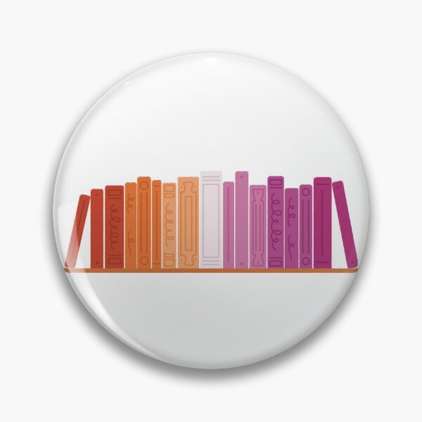 Item preview, Lesbian Pride Flag Bookshelf designed and sold by winterpumpkin.