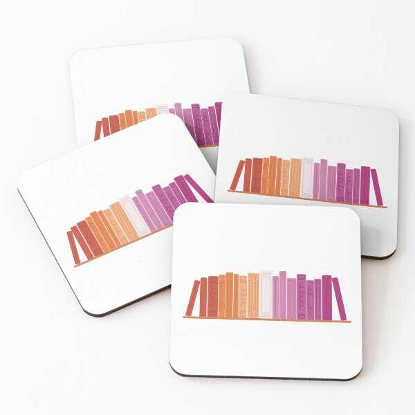 Item preview, Lesbian Pride Flag Bookshelf designed and sold by winterpumpkin.