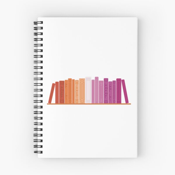 Item preview, Lesbian Pride Flag Bookshelf designed and sold by winterpumpkin.