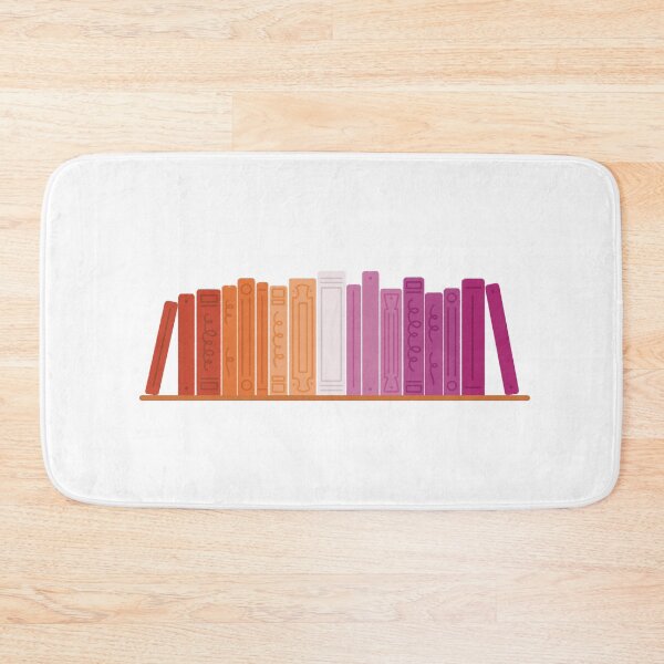 Item preview, Lesbian Pride Flag Bookshelf designed and sold by winterpumpkin.
