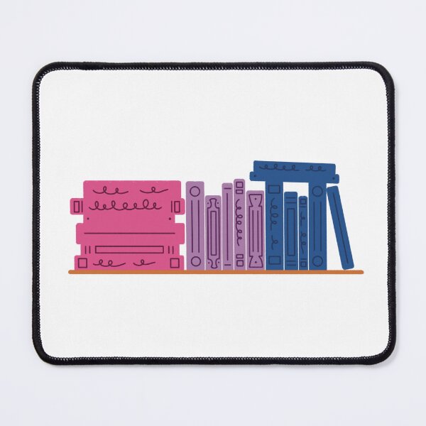 Item preview, Bi Pride Flag Bookshelf designed and sold by winterpumpkin.