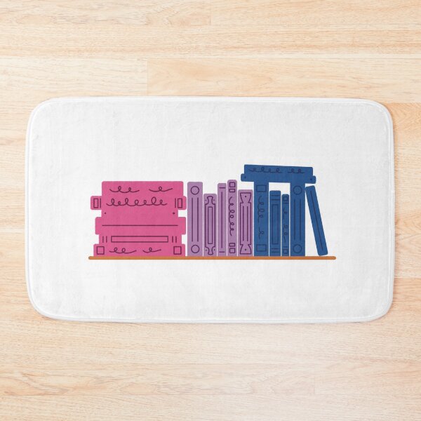 Item preview, Bi Pride Flag Bookshelf designed and sold by winterpumpkin.