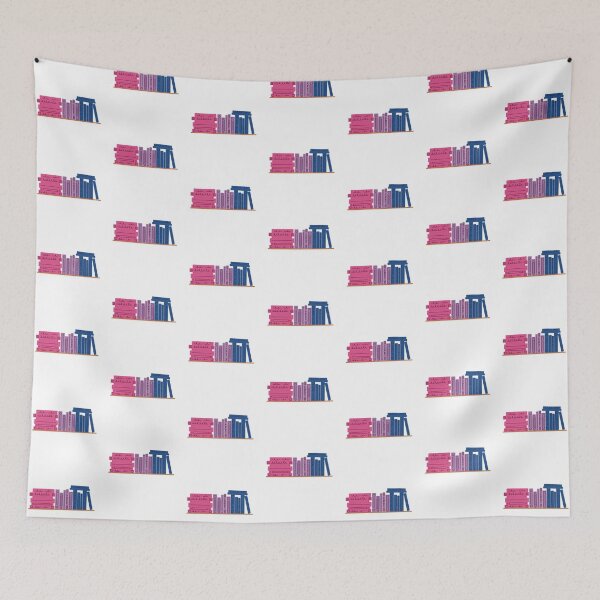 Item preview, Bi Pride Flag Bookshelf designed and sold by winterpumpkin.