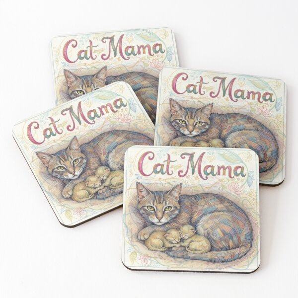 Item preview, Cat Mama Patches designed and sold by Zelda50.