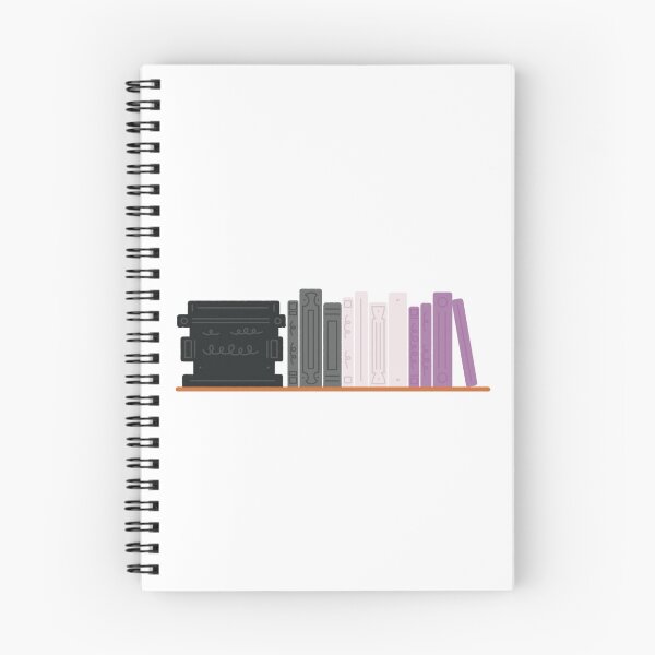 Item preview, Asexual Pride Flag Bookshelf designed and sold by winterpumpkin.