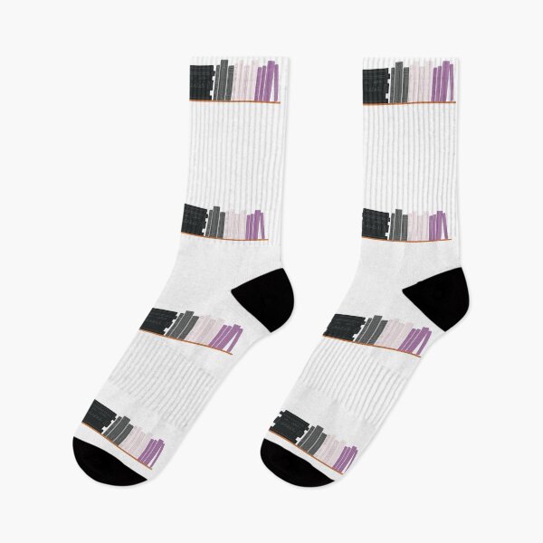 Item preview, Asexual Pride Flag Bookshelf designed and sold by winterpumpkin.