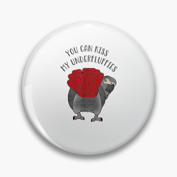 Item preview, African Grey Parrot Kiss Love design designed and sold by FerminVigo.