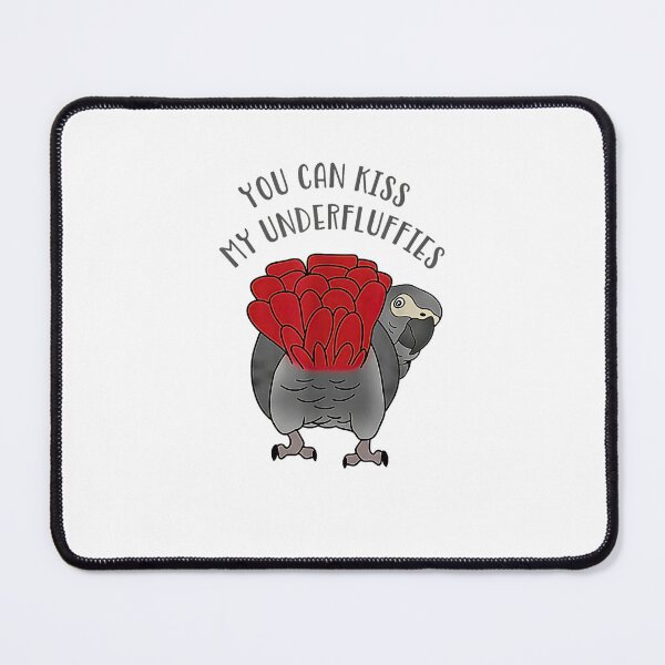 Item preview, African Grey Parrot Kiss Love design designed and sold by FerminVigo.