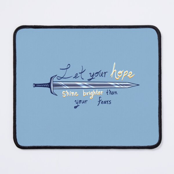 Item preview, "Let your hope shine brighter than your fears" designed and sold by knight05light.