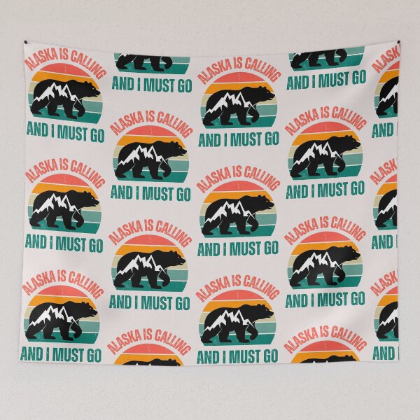 Item preview,   Alaska Is Calling I Moose Go  Family Cruise Matching Alaskan Bear designed and sold by erozzz.