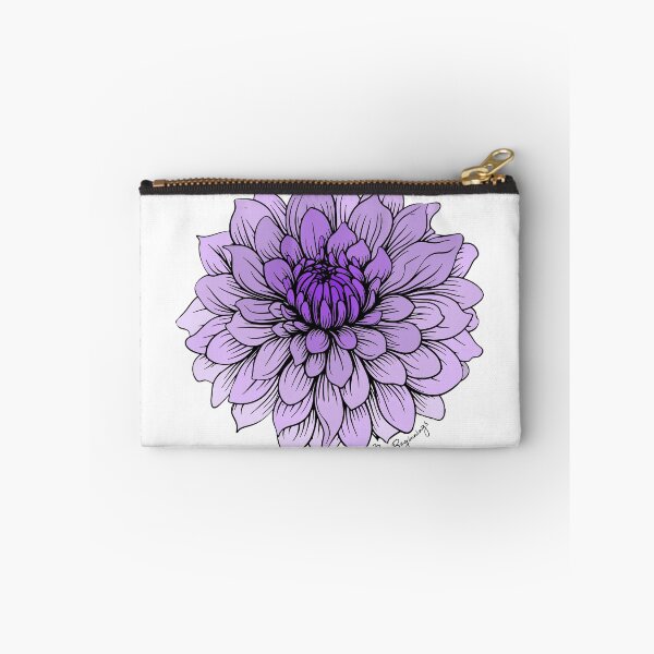 Item preview, New Beginnings Purple Dahlia Flower designed and sold by GeoGoose.