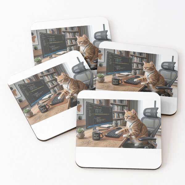 Item preview, Senior Software Engineer Cat - Code and Meow Life designed and sold by Zeyzep.
