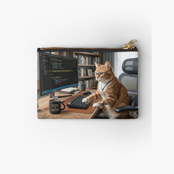 Item preview, Senior Software Engineer Cat - Code and Meow Life designed and sold by Zeyzep.