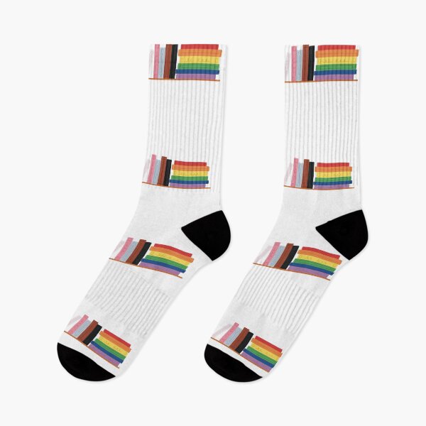 Item preview, Rainbow Pride Flag Bookshelf designed and sold by winterpumpkin.