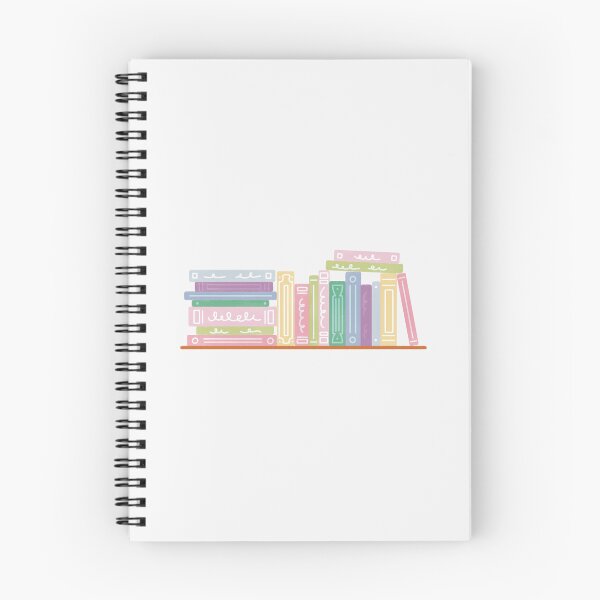 Item preview, cute pastel bookshelf designed and sold by winterpumpkin.