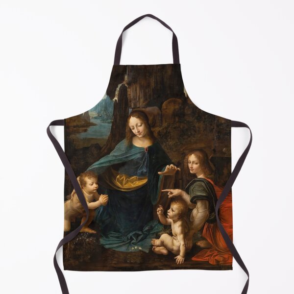 Item preview, The Virgin of the Rocks by Leonardo da Vinci Renaissance Religious Art Print designed and sold by artofuniverse.