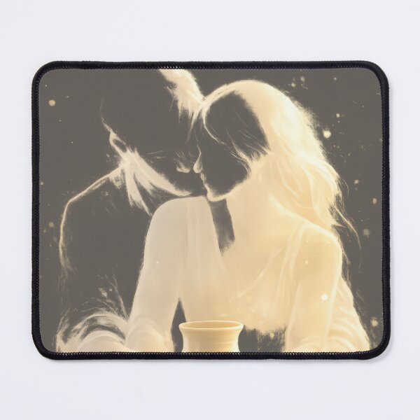 Item preview, Glowing Couple Pottery Wheel Romantic Cinema Art Poster designed and sold by Cine8.