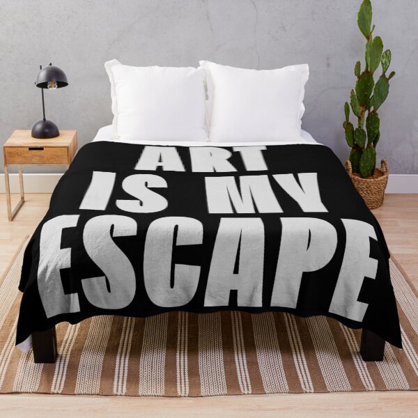 Item preview, Art Is My Escape - Modern Statement Piece designed and sold by Enea Kelo.