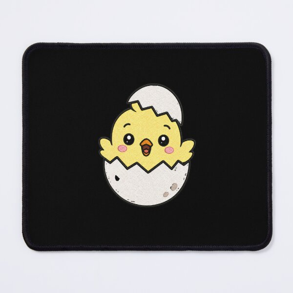 Item preview, Cute Kawaii Chick Hatching – Baby Chick in Egg | Minimal Embroidery Style designed and sold by ColorSplash123.