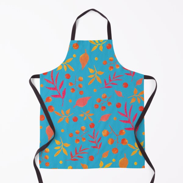 Item preview, Blue version of Botanical pattern with leaves  designed and sold by studiodrchicken.