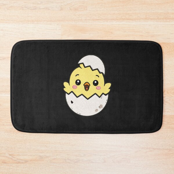 Item preview, Cute Kawaii Chick Hatching – Baby Chick in Egg | Minimal Embroidery Style designed and sold by ColorSplash123.