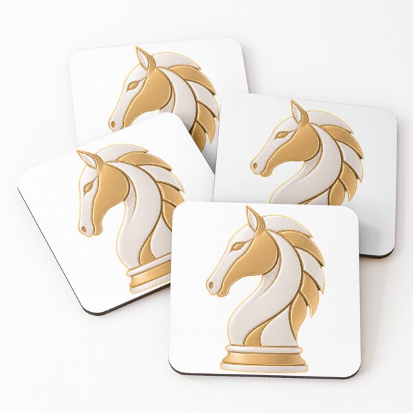 Item preview, Airbrush Gradient Golden Ivory Horse designed and sold by FelixMADE.