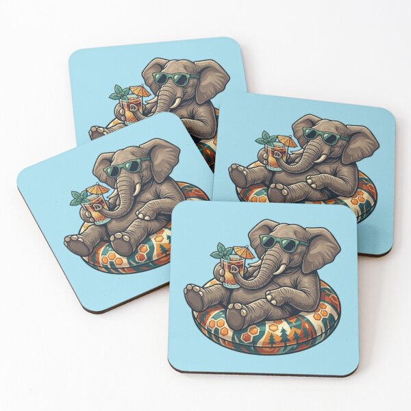 Item preview, Cool Elephant with Sunglasses designed and sold by Dogandesighn.