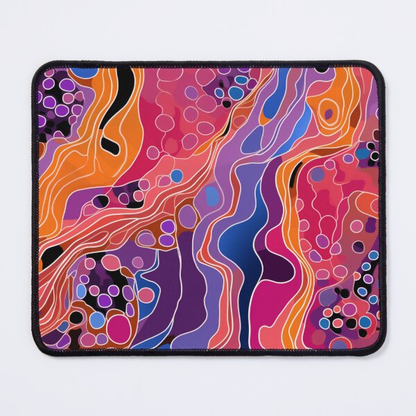 Item preview, Aboriginal Inspired Dot Art - Wavy Streams of Energy designed and sold by GrinGalore.