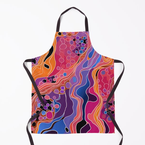 Item preview, Aboriginal Inspired Dot Art - Wavy Streams of Energy designed and sold by GrinGalore.