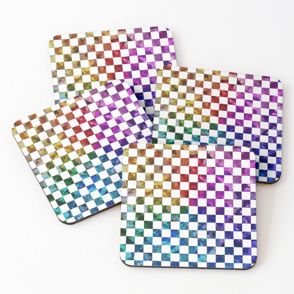 Item preview, Rainbow Checkered Pattern designed and sold by benhurpontes.