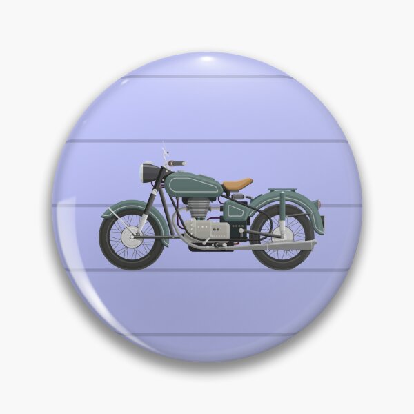 Item preview, Light Blue Vintage Motorcycle Seamless Pattern Design designed and sold by NadDot.
